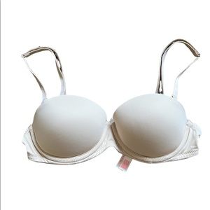 PINK Wear Everywhere Multi-Way Push Up Bra . Nude, size 32B.
